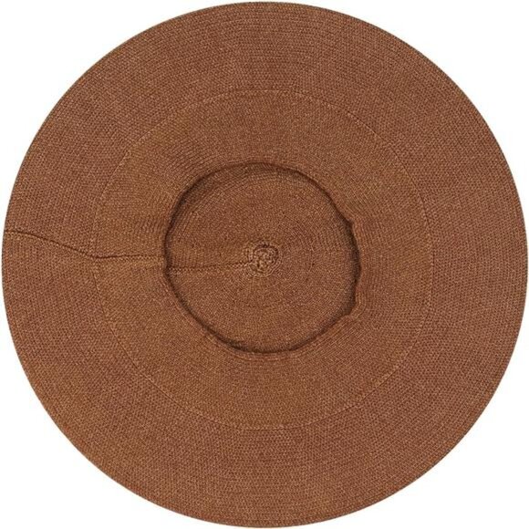 Gllutt Cashmere Beret Hat French Style Stretchy Knitting Solid Color Both Side‎ - Picture 3 of 8